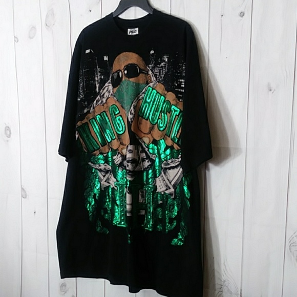 King hustle men's pro t  3X tall t-shirt - Picture 2 of 7